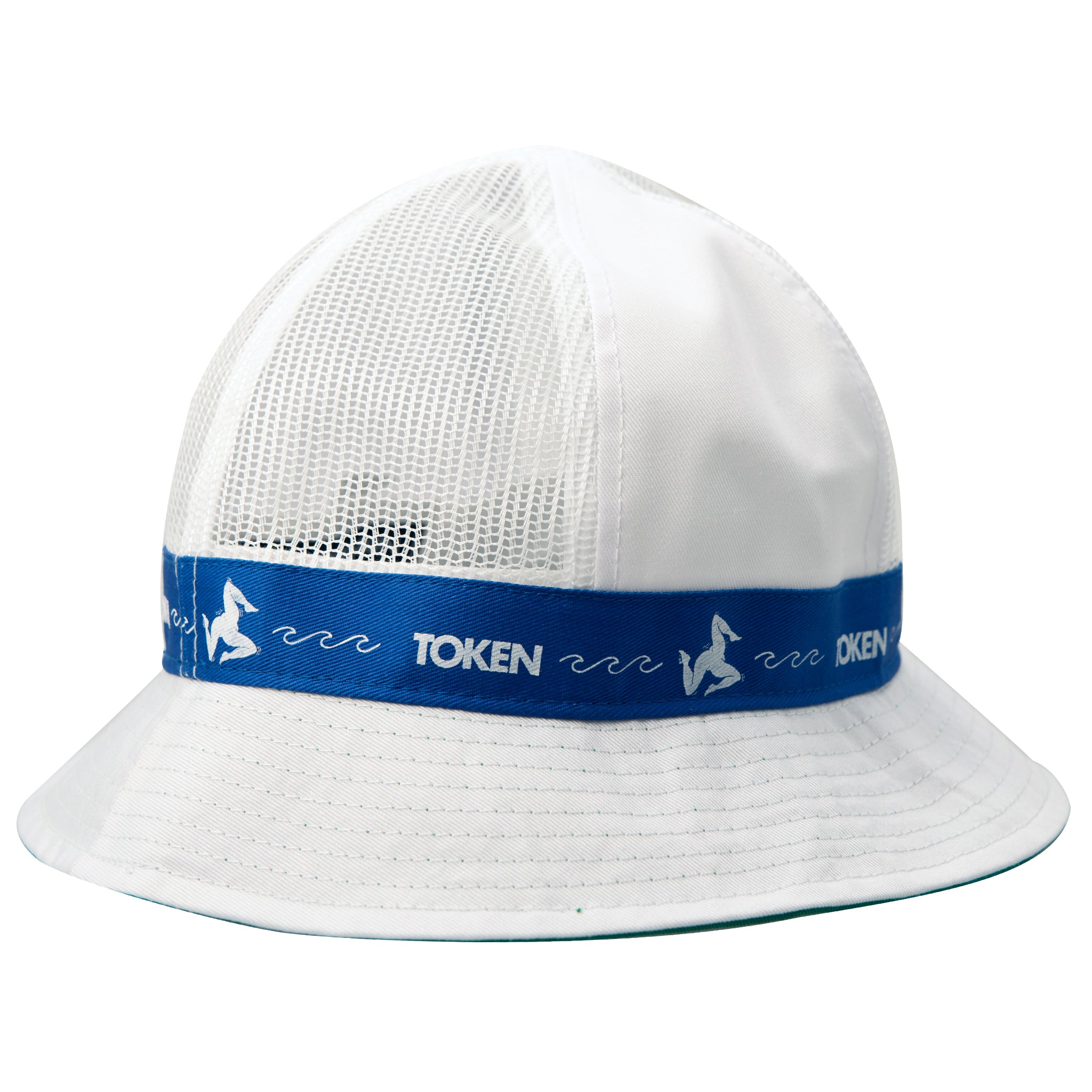 Token Mesh Bucket Hat